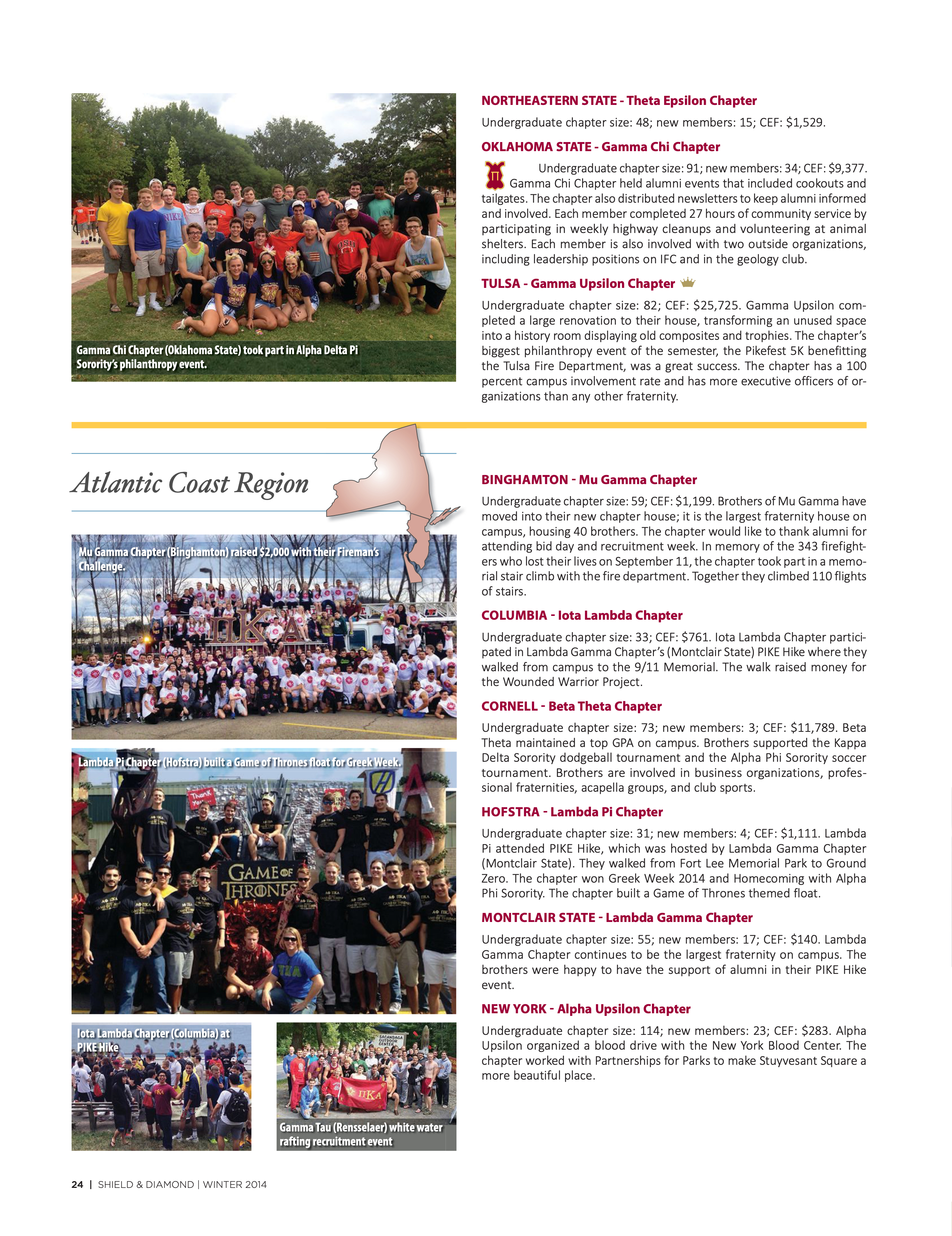 Chapter Notes, Continued 1, Winter 2014